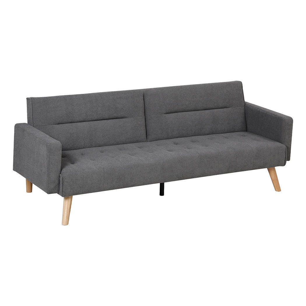 Familand 3 Seater Convertible Sofa Bed in Grey