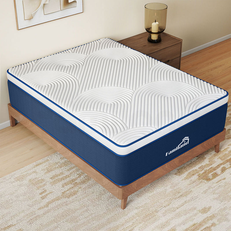 Familand 35cm Mattresses Queen Double King Single Euro Top Medium Firm Memory Foam Bed