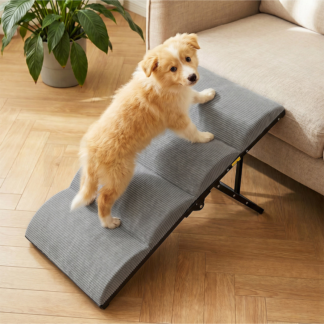 Tedi's Adjustable Height Foam Dog Stairs For Height Bed Couch Metal Frame