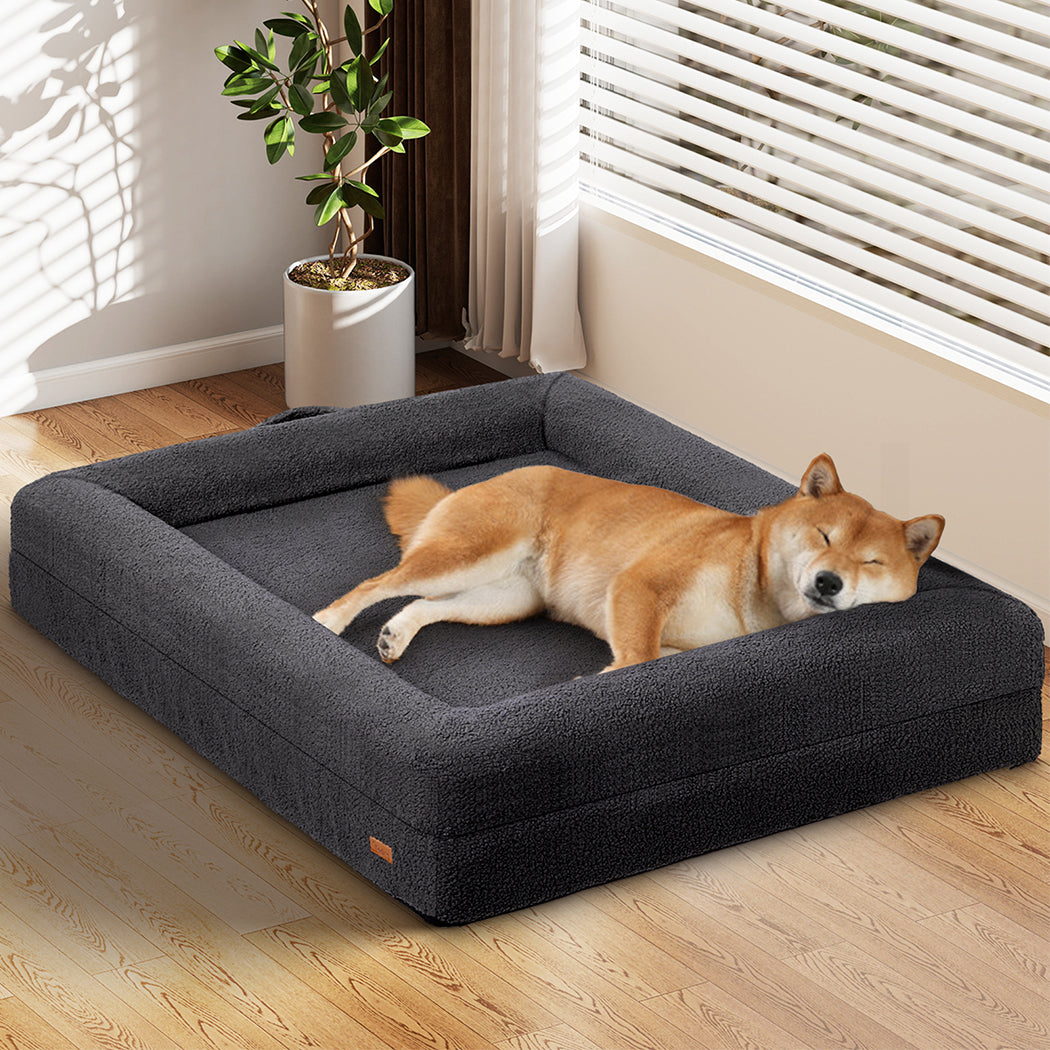 Tedi’s Orthopedic Dog Bed in Dark Grey