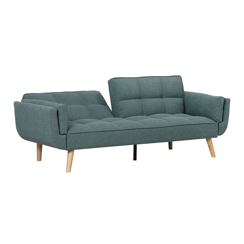 Familand 3 Seater Convertible Futon Sofa Bed in Green