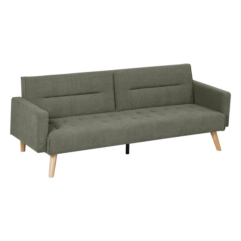 Familand 3 Seater Convertible Sofa Bed in Green