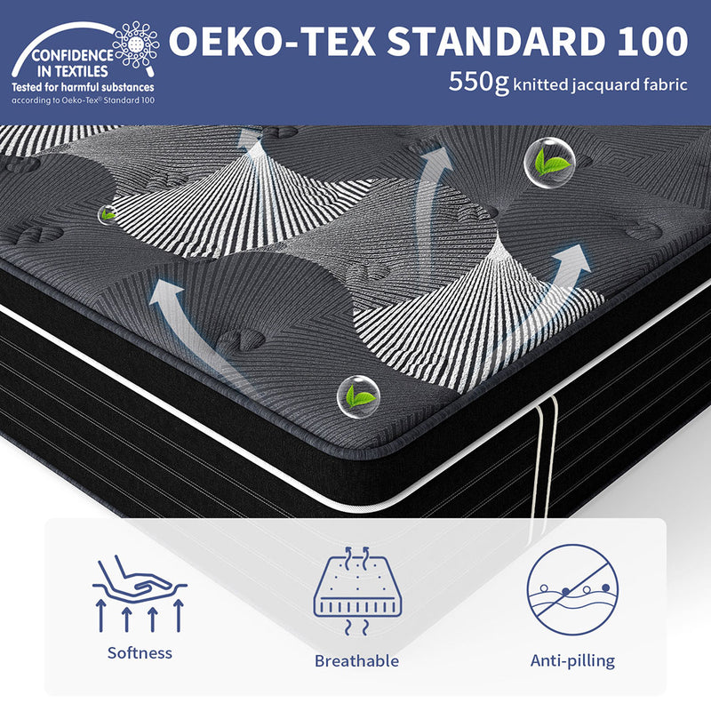 Familand Bamboo charcoal Foam Mattress