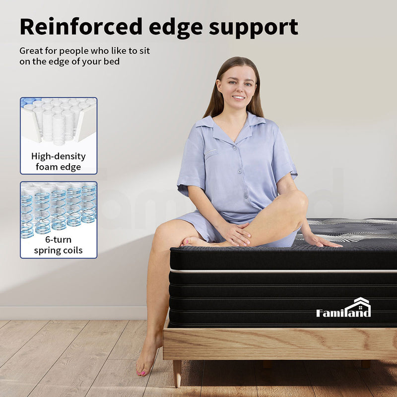 Familand Bamboo charcoal Foam Mattress