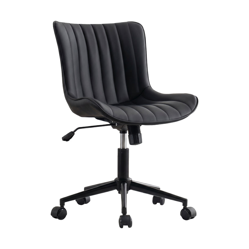 Familand Office Chair Desk Chairs Faux Leather With Rocking Function & 360°swivel