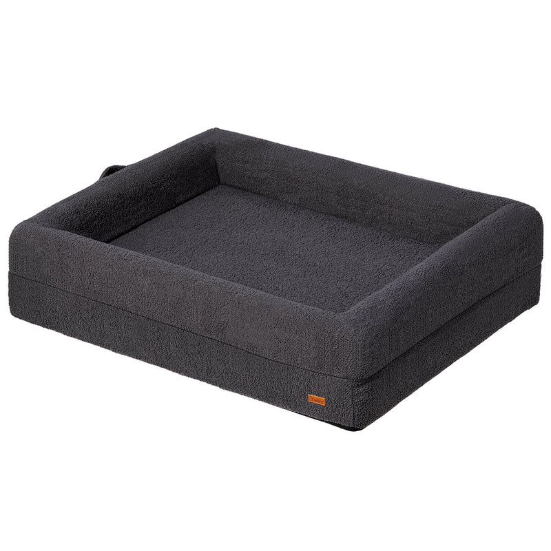 Tedi’s Orthopedic Dog Bed in Dark Grey