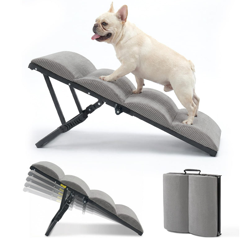Tedi's Adjustable Height Foam Dog Stairs For Height Bed Couch Metal Frame