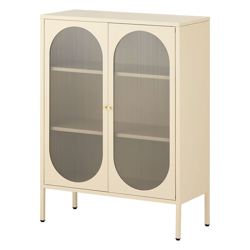 Familand Steel Buffet Sideboard in Cream