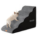 Tedi's 5 Steps Memory Foam Dog Stairs Ramp for High Bed Sofa Couch