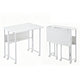 Familand Foldable Computer Desk Home Office Table Study Desks  White