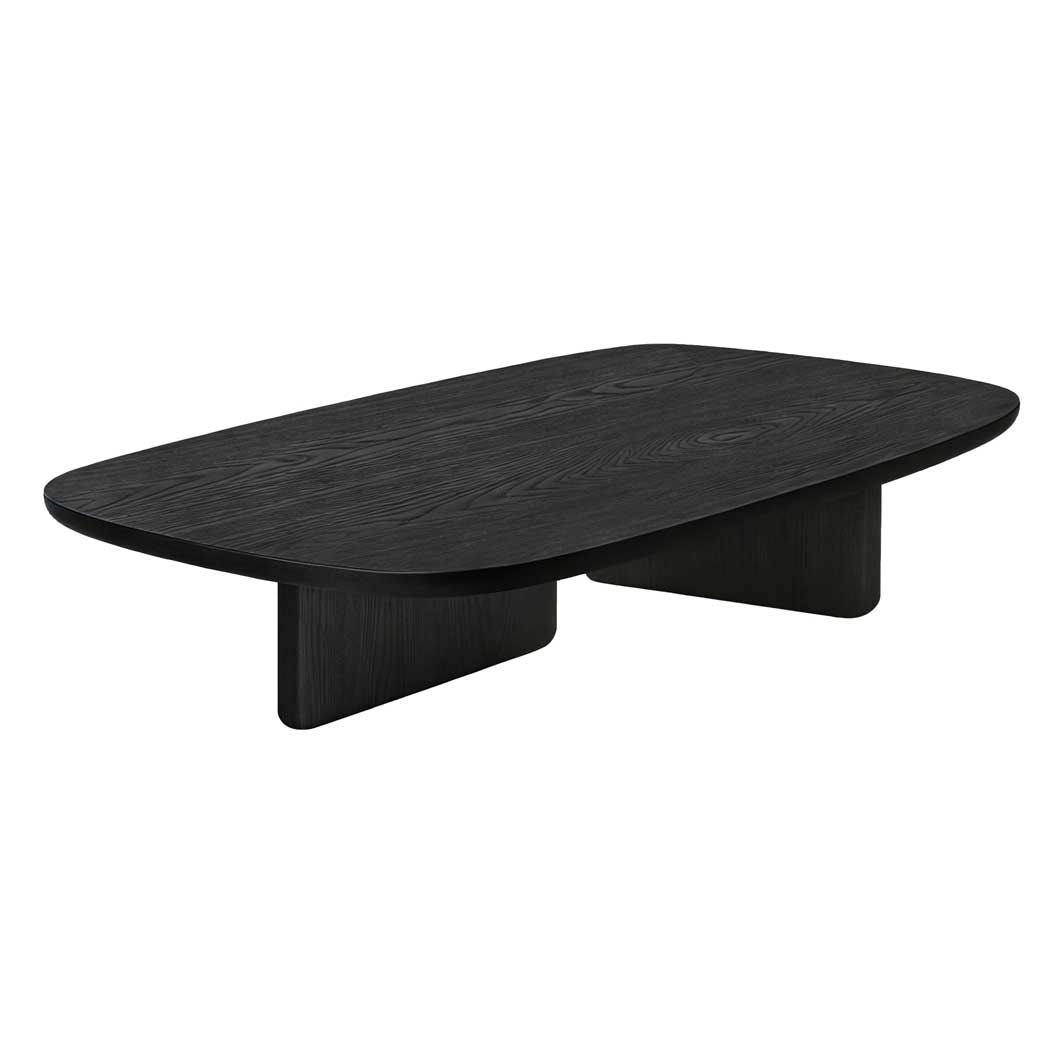 Familand Soild Wood Coffee Table in Black