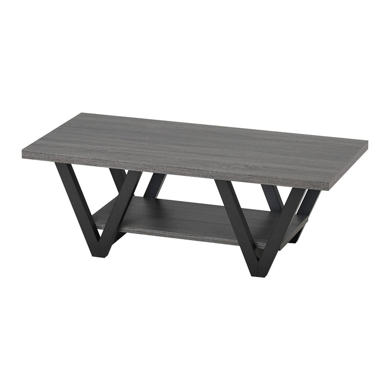 Familand 120cm Wooden Coffee Table in Dark Grey