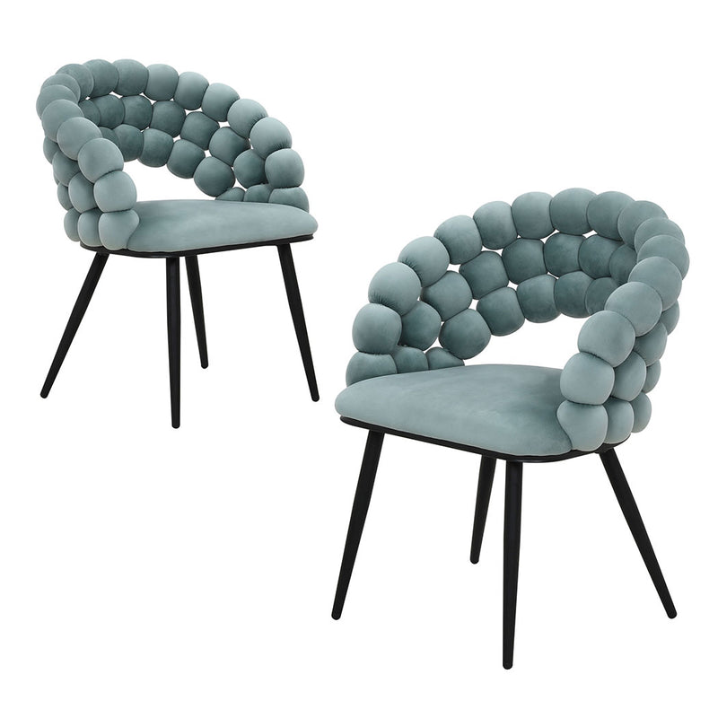 Familand Velvet Dining Chairs Set Of 2