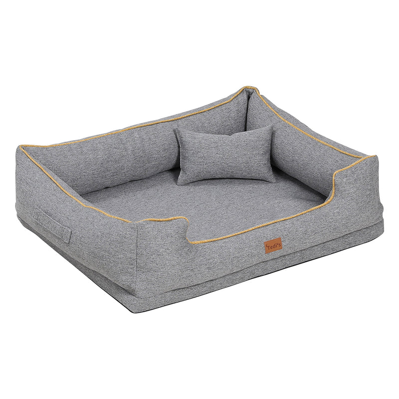 Tedi's Orthopedic Dog Bed in Grey