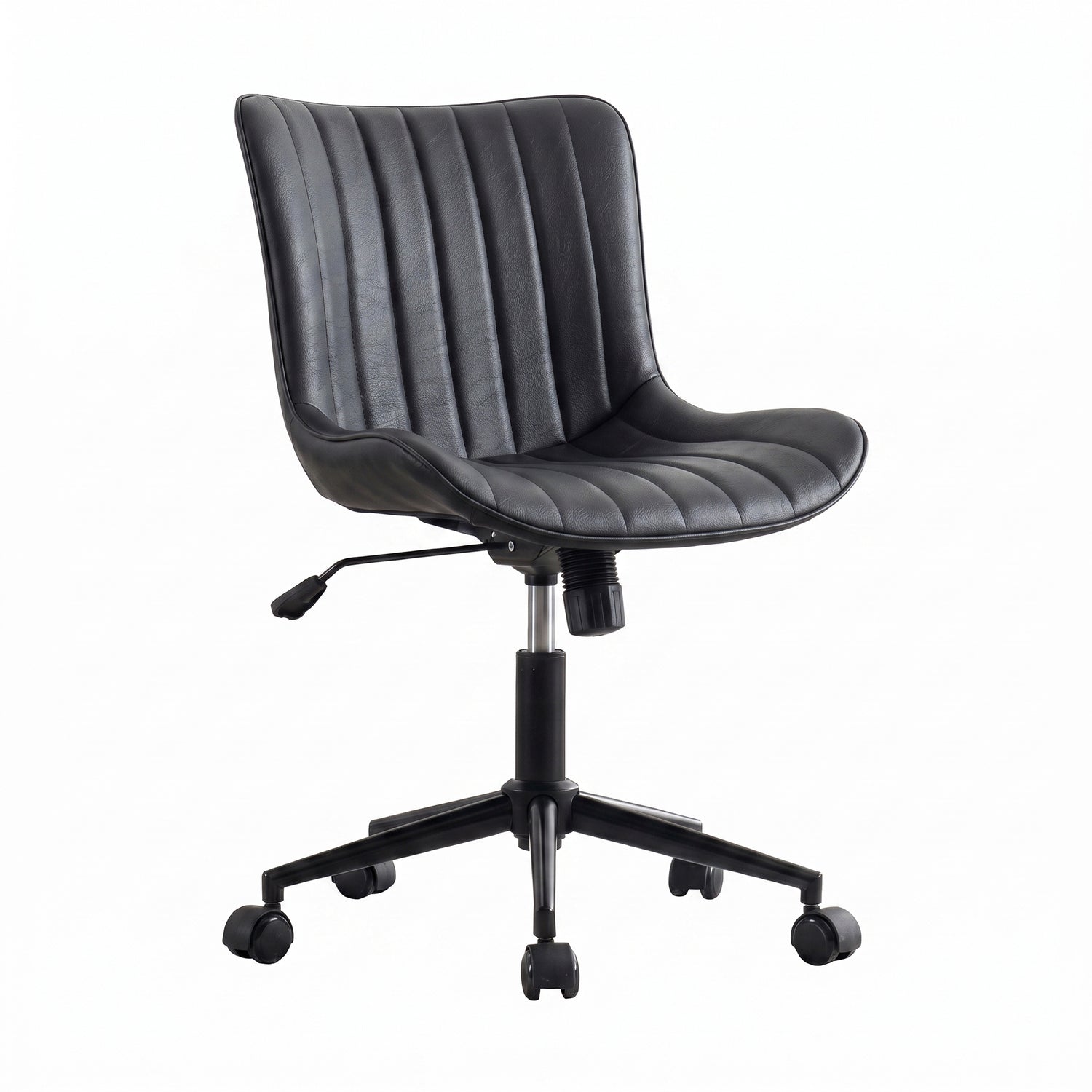 Familand Office Chair Desk Chairs Faux Leather With Rocking Function & 360°swivel