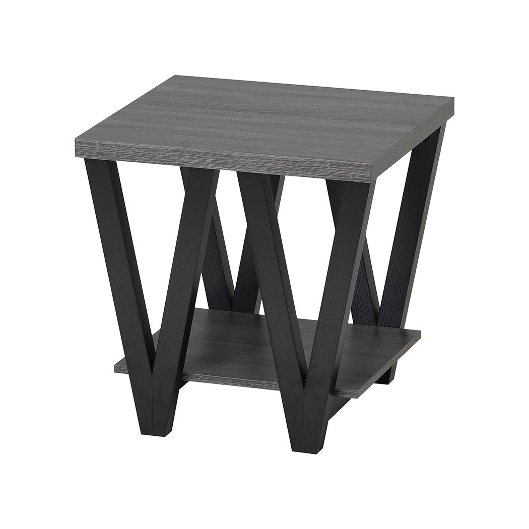Familand End Side Table in Dark Grey