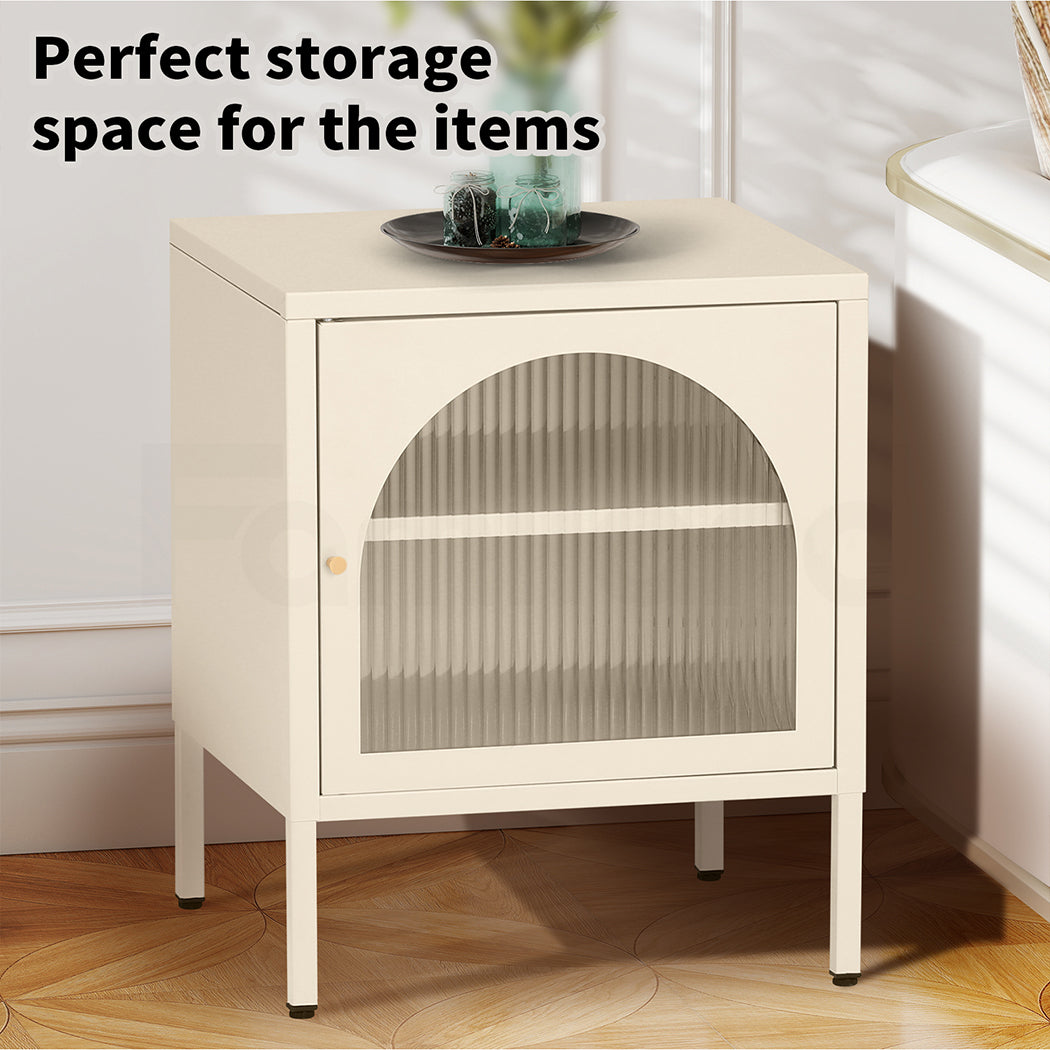 Familand Steel End Side Table Night Stand Bedside Tables