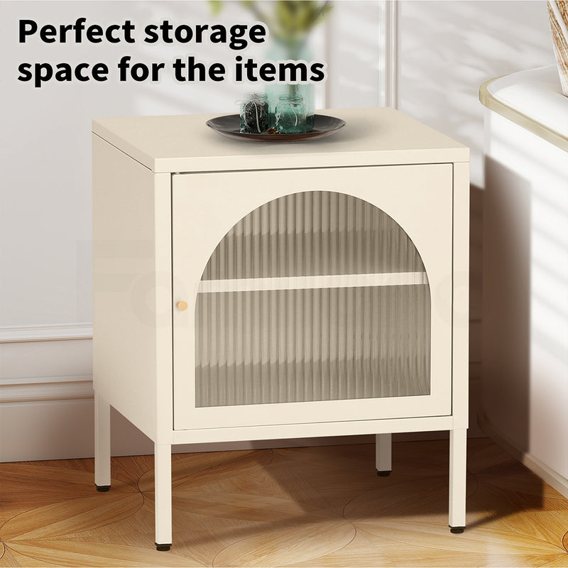 Familand Steel End Side Table Night Stand Bedside Tables