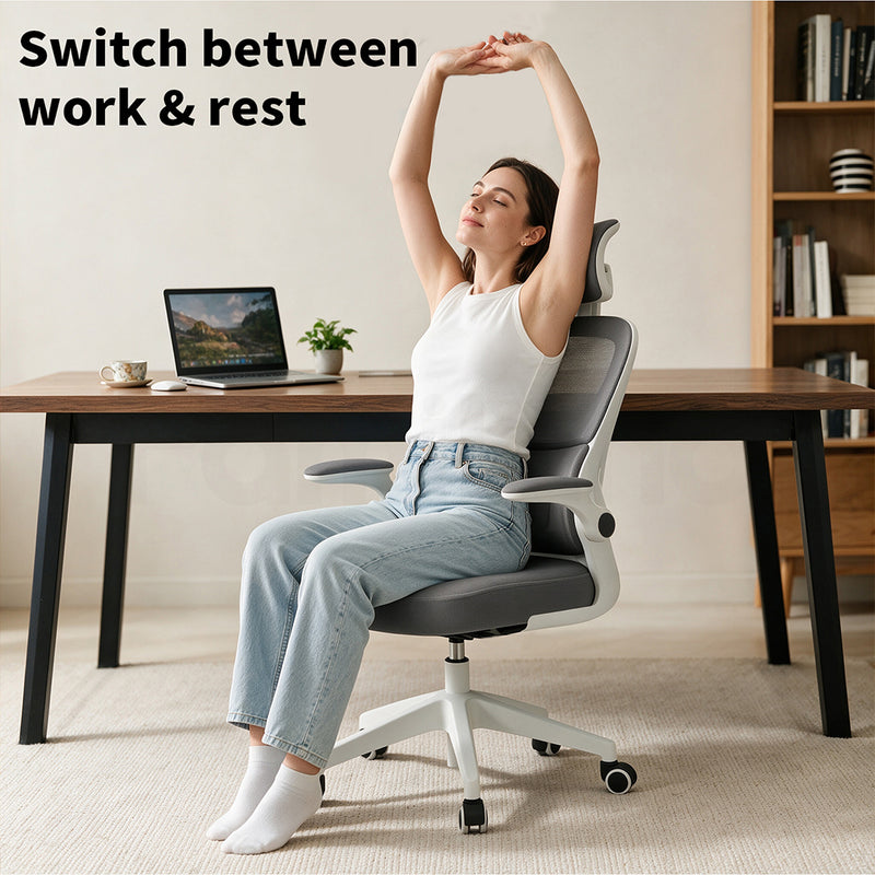 Familand Office Chair Height Adjustable Spring Cushion Seat