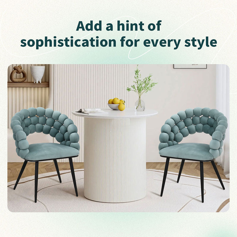 Familand Velvet Dining Chairs Set Of 2