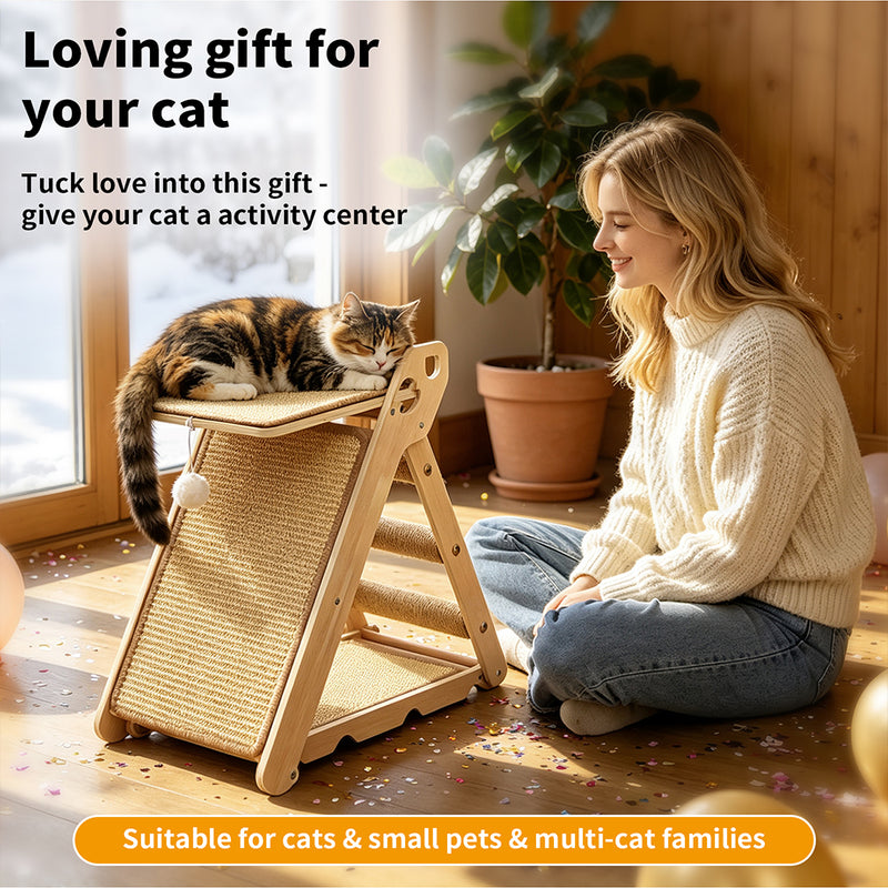 Tedi's Wooden Cat Scratching Board No assembly