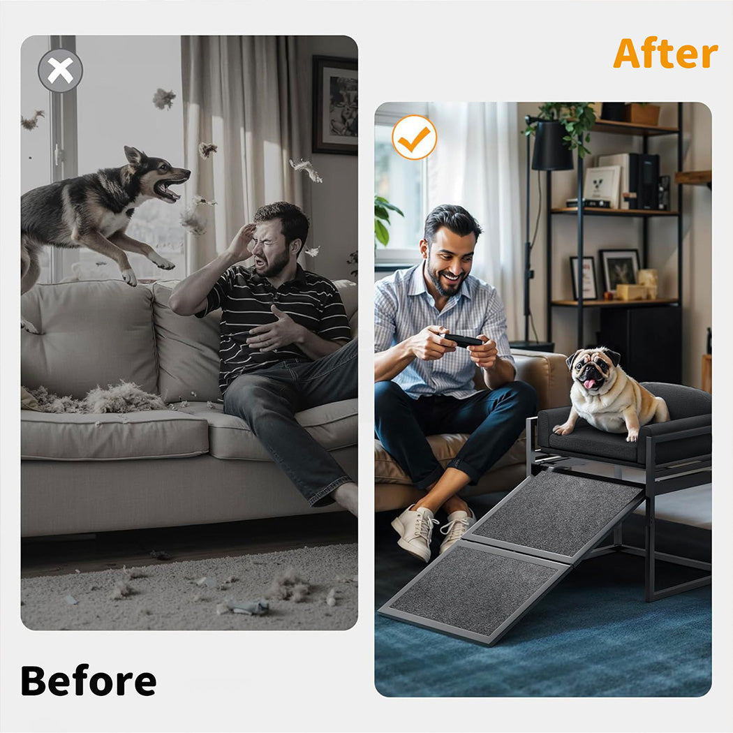 Tedi's Dog Stairs Ramp for Bed Sofa with Nesting Bed