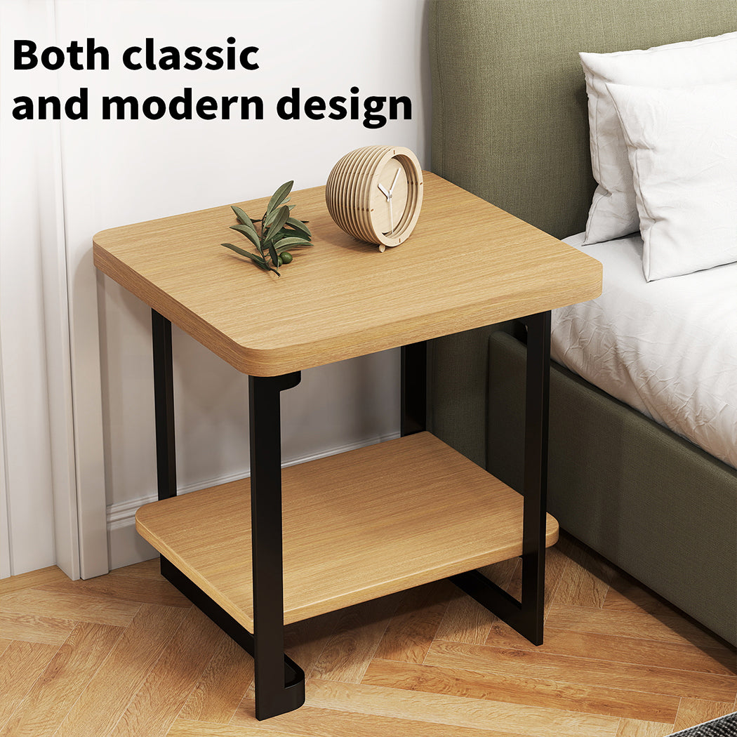 Familand Wooden Side Tables Night Stand Bedside Tables