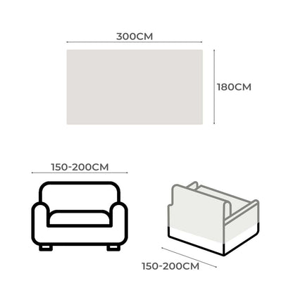 Tedi’s Couch Cover Sofa Covers Protector for for 2/3 seat Loveseat Sofa