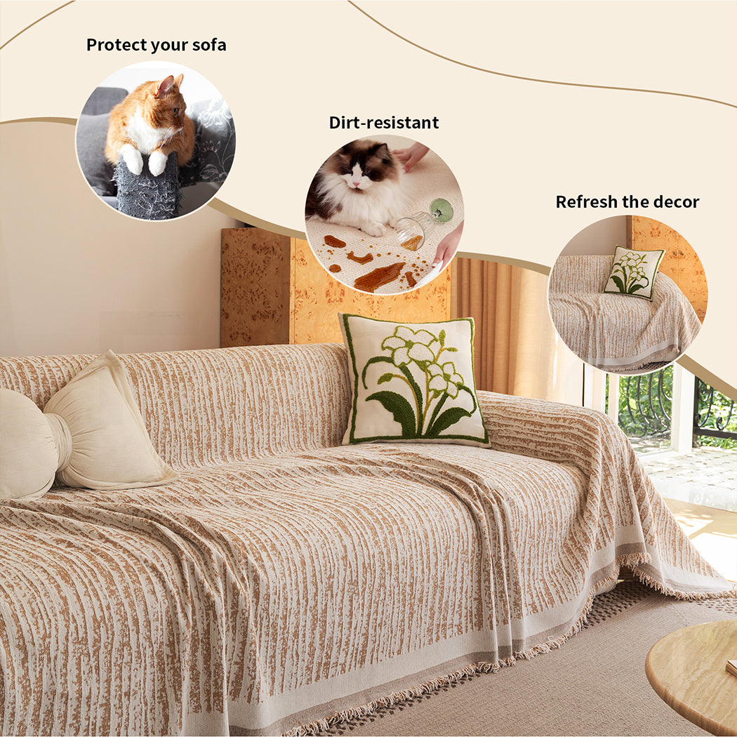 Tedi’s Couch Cover Sofa Covers Protector for for 2/3 seat Loveseat Sofa