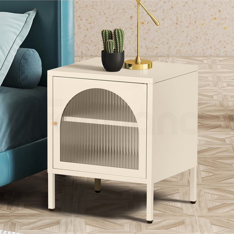 Familand Steel End Side Table Night Stand Bedside Tables