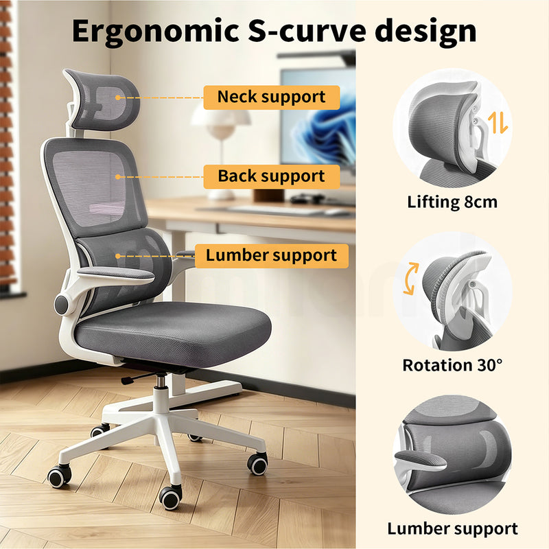 Familand Office Chair Height Adjustable Spring Cushion Seat