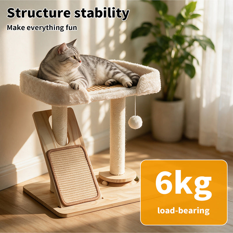 Tedi's Wooden Cat Scratching Board Scrather Post