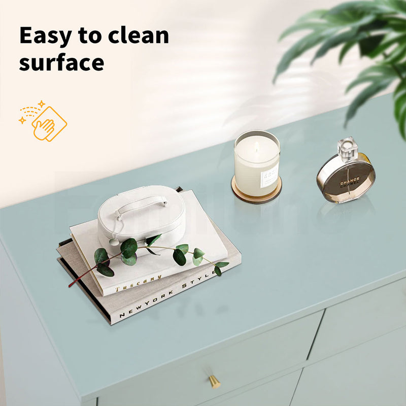 Familand Steel Buffet Sideboard in Mint green