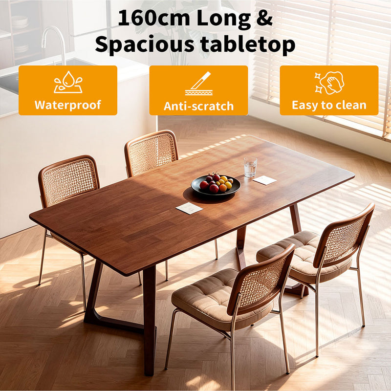 Familand 160cm Solid Wood Dining Table