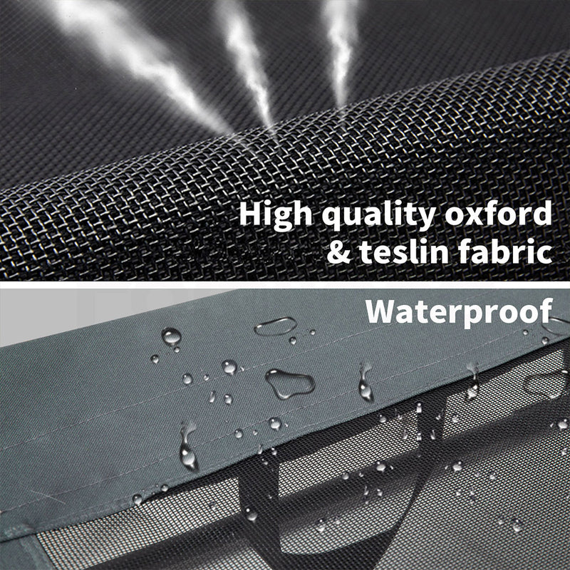 Tedi's Foldable Pet Elevated Dog Bed in Dark Grey