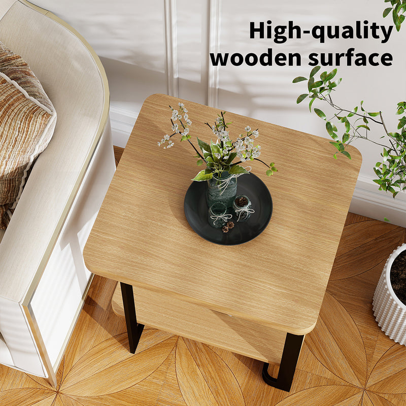 Familand Wooden Side Tables Night Stand Bedside Tables