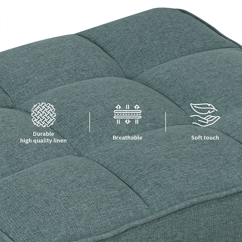 Familand Ottoman for Living Room in Green