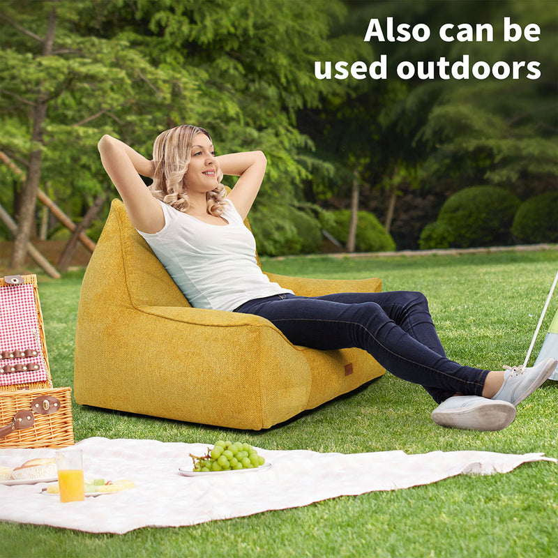 Tedi’s Pet Sofa Inflatable Dog Bed Cat Couch in Yellow