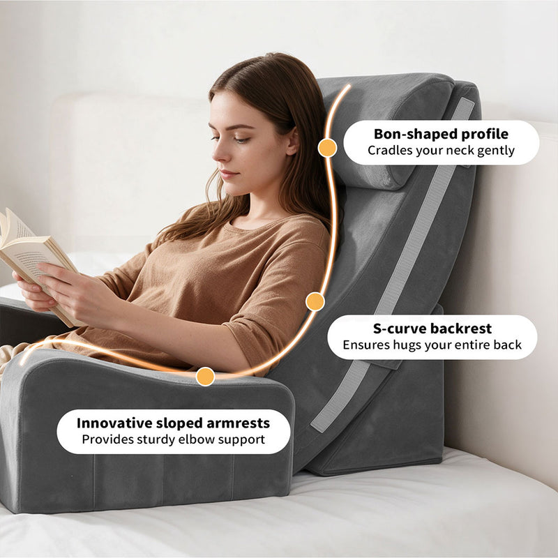 Familand Wedge Reading Pillow Back Rest Cushin