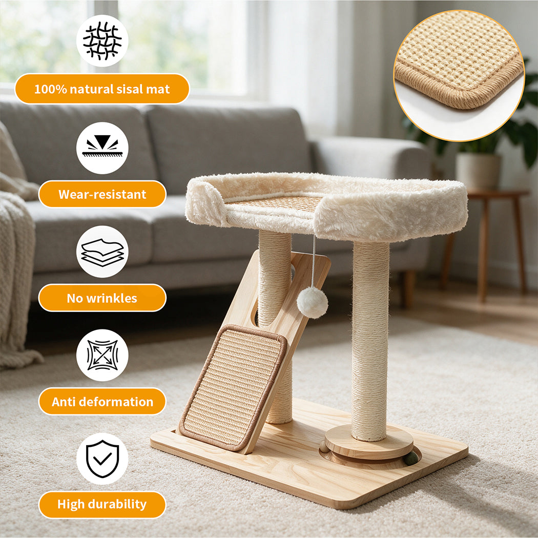 Tedi's Wooden Cat Scratching Board Scrather Post