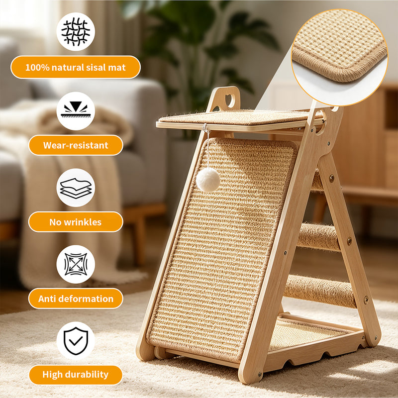 Tedi's Wooden Cat Scratching Board No assembly