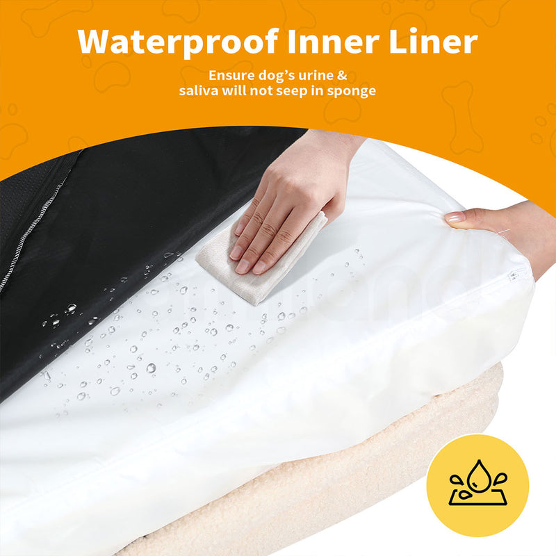 Tedi’s Orthopedic Dog Calming Bed in Cream