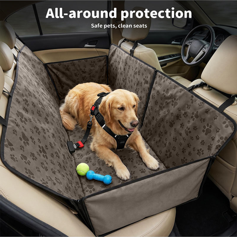 Tedi's Dog Car Seat Cover, Back Seat Cover for Dogs Pet Car Seat Protector Waterproof Bench Car Seat Cover