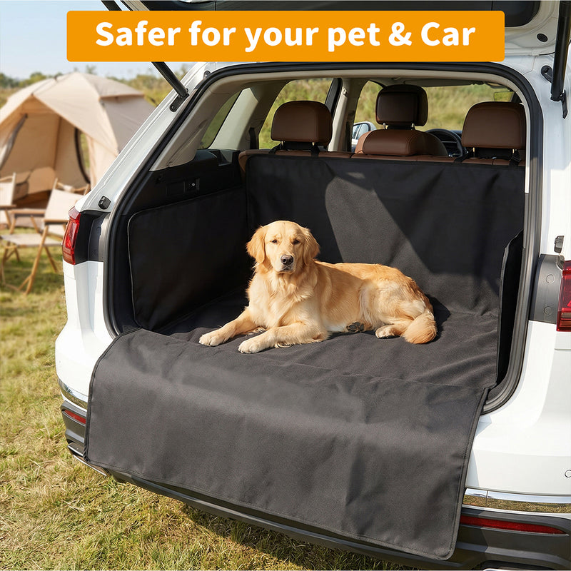 Tedi's SUV Cargo Liner for Dogs, Waterproof Trunk Cover for SUVs with Bumper Flap Protector