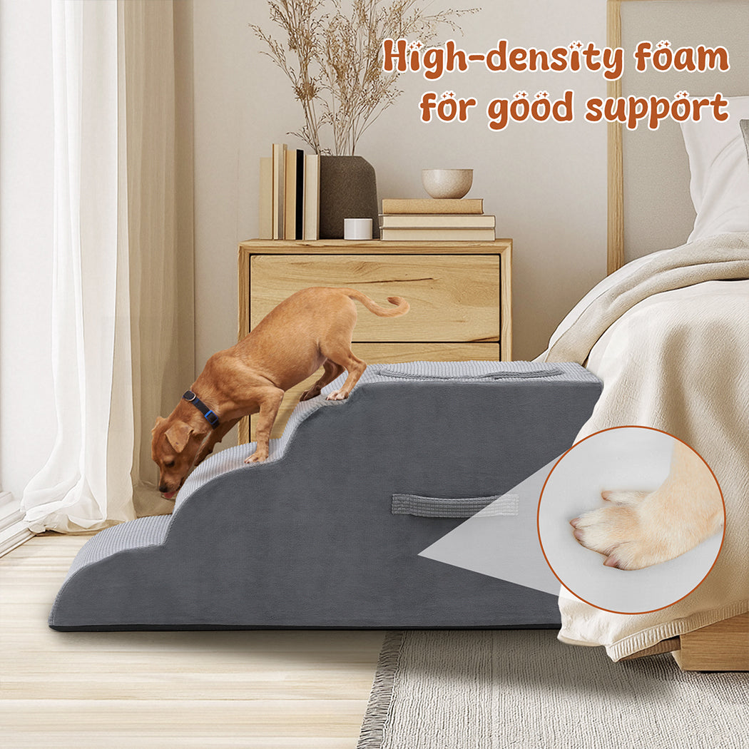 Tedi’s 2 in 1 Dog Stairs for Bed Sofa with Nesting Bed