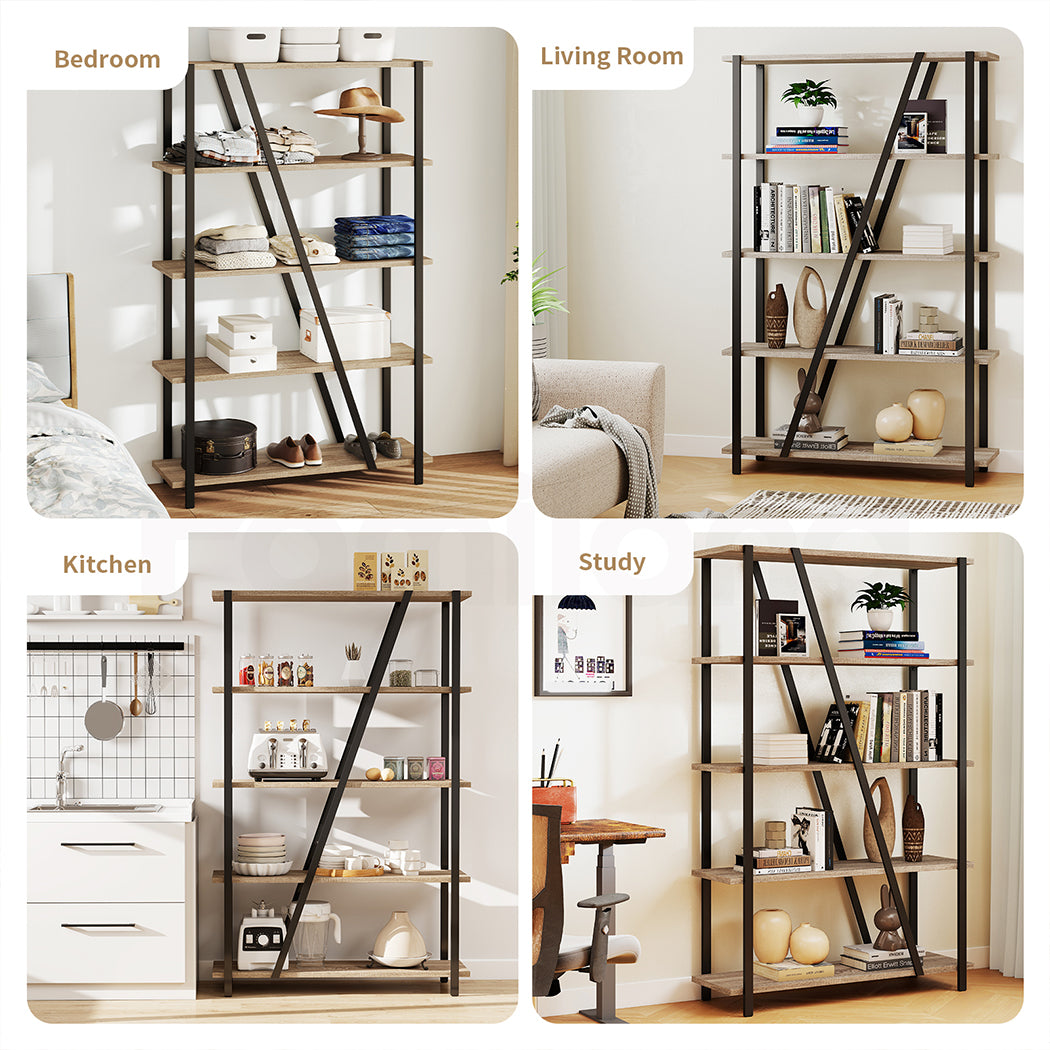 Familand 5-Tier Bookshelf