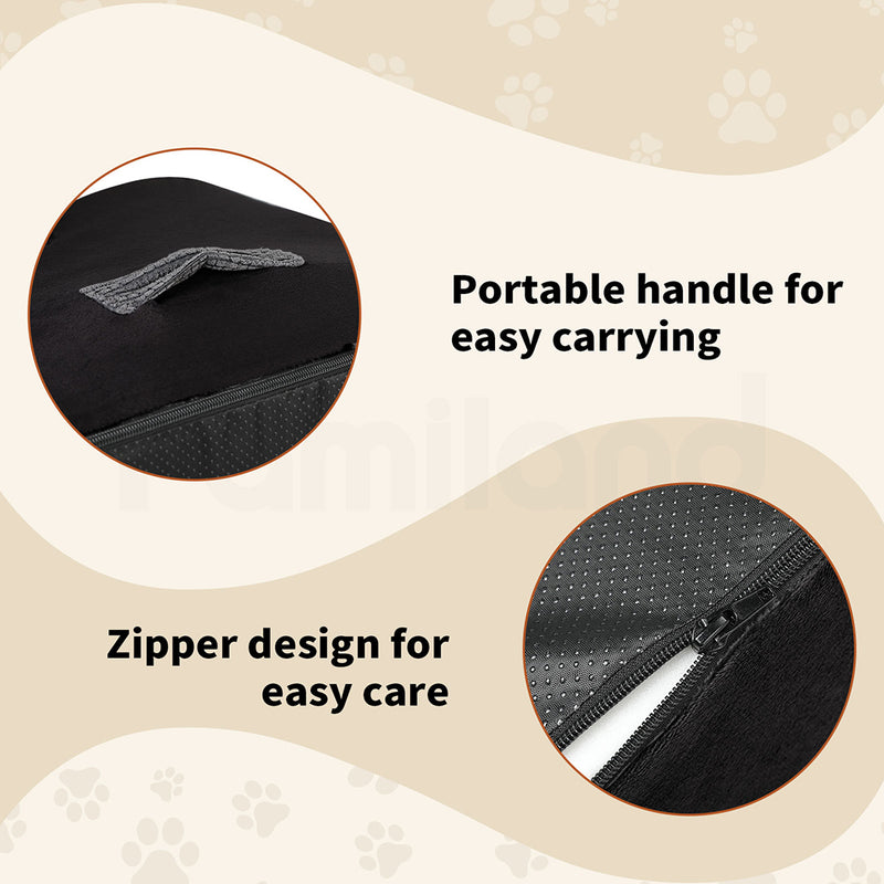 Tedi's 4 Steps Memory Foam Dog Stairs Ramp for High Bed Sofa Couch