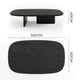Familand Soild Wood Coffee Table in Black
