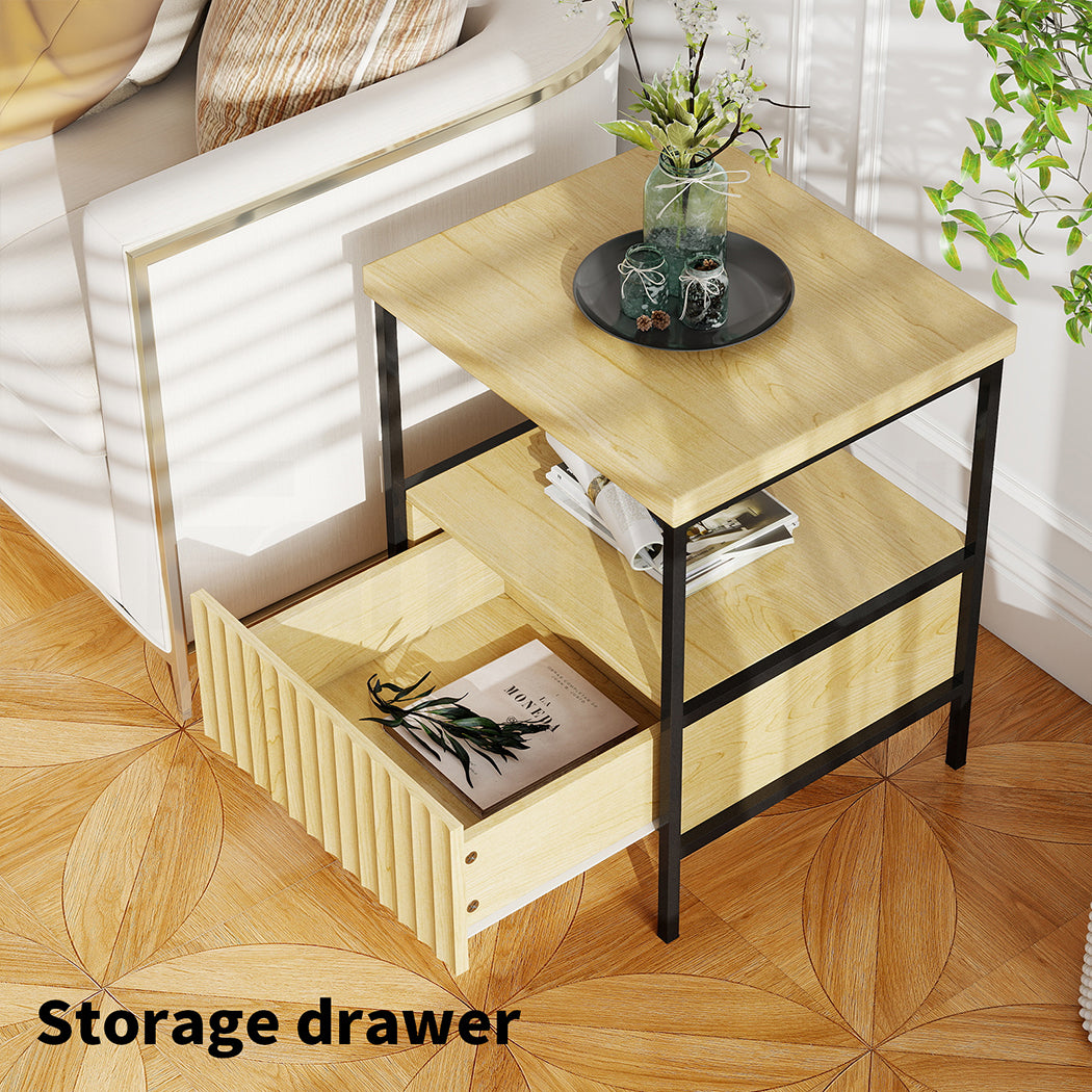 Familand Wooden Side Tables