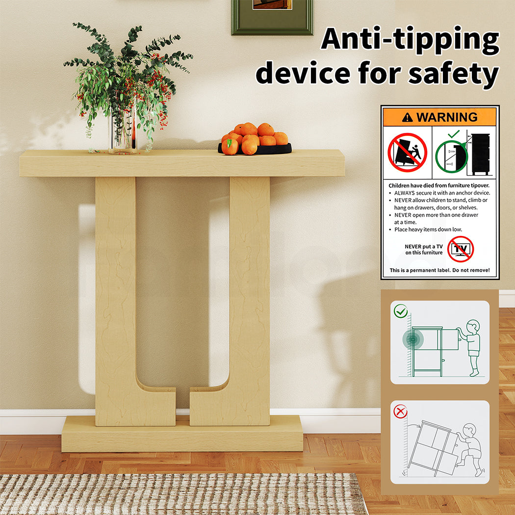 Familand Wood Console Hallway Table